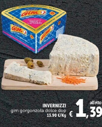 Invernizzi gim gorgonzola dolce dop