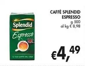 Coal Splendid caffe espresso offerta