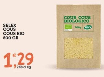 SELEX COUS COUS BIO 500 GR