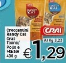 Crai Crai croccantini randy cat offerta