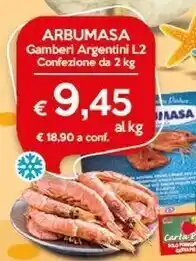 Crai Arbumasa gamberi argentini l2 offerta