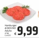 Paghi Poco Hamburger di bovino adulto offerta