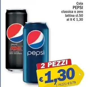 Ard Discount Pepsi cola classica o zero lattina offerta