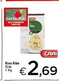 Crai Crai riso ribe offerta