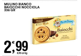 Gecop MULINO BIANCO BAIOCCHI NOCCIOLA 336 GR offerta