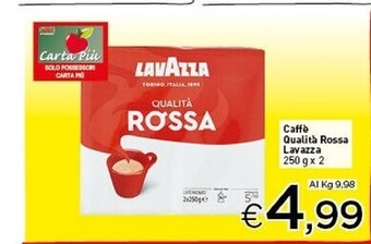 Crai Lavazza caffè qualità rossa offerta