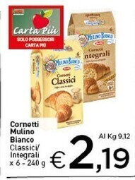 Crai Mulino bianco cornetti offerta