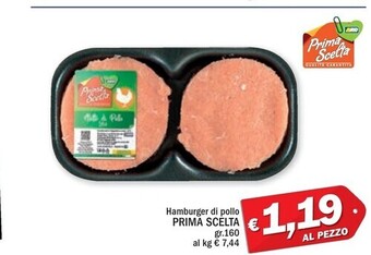 Ard Discount Prima scelta hamburger di pollo offerta