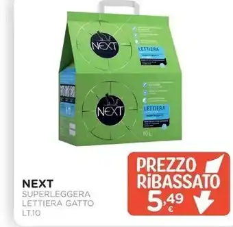 Arcaplanet Next - lettiera gatto superleggera lt 10 offerta