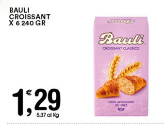 Gecop BAULI CROISSANT X 6 240 GR offerta