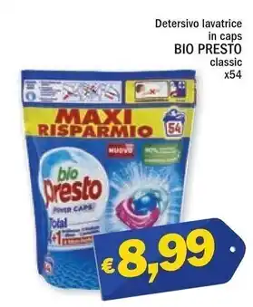 Ard Discount Bio presto detersivo lavatrice in caps offerta