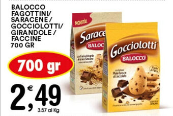 BALOCCO FAGOTTINI SARACENE/ GOCCIOLOTTI/ GIRANDOLE / FACCINE 700 GR