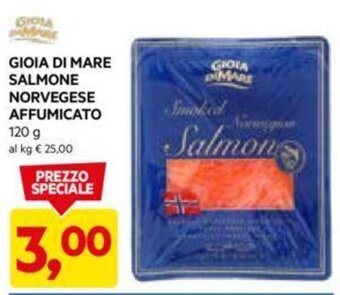 DPiù GIOIA DI MARE SALMONE NORVEGESE AFFUMICATO 120 g offerta