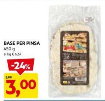 DPiù BASE PER PINSA 450 g offerta