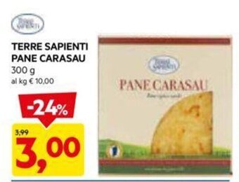 DPiù TERRE SAPIENTI PANE CARASAU 300 g offerta