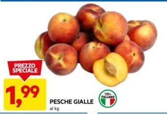 DPiù PESCHE GIALLE al kg offerta