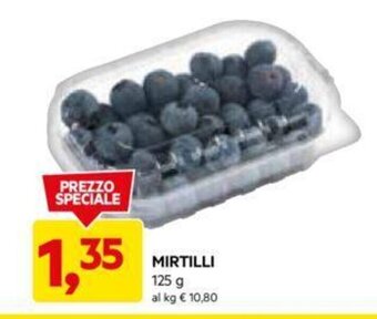 DPiù MIRTILLI 125 g offerta