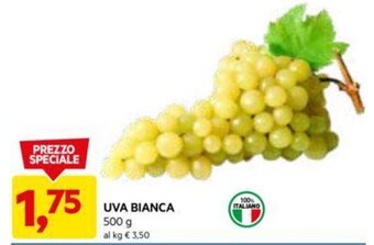DPiù UVA BIANCA 500 g offerta