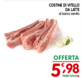 D'Ambros COSTINE DI VITELLO DA LATTE offerta