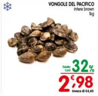 VONGOLE DEL PACIFICO intere brown 1 kg