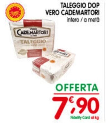 TALEGGIO DOP VERO CADEMARTORI intero / a metà