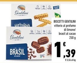 Conad Gentilini biscotti offerta