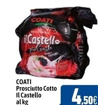 C+C Cash and Carry Coati prosciutto cotto il castello offerta