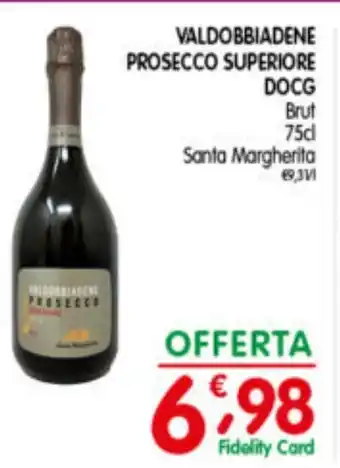 D'Ambros VALDOBBIADENE PROSECCO SUPERIORE DOCG Brut 75cl offerta