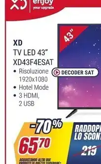 Trony Xd tv offerta