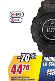 Trony Garmin smartwatch instinct offerta
