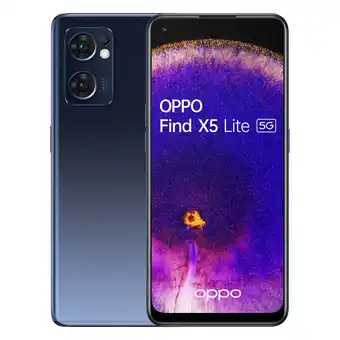 Trony Oppo find x5 lite 16,3 cm (6.43) doppia sim android 12 5g usb tipo-c 8 gb 256 gb 4500 mah nero offerta