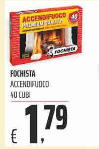 Coop Superstore FOCHISTA ACCENDIFUOCO 40 CUBI offerta