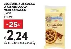 Bennet Mulino bianco crostatina al cacao o all'albicocca offerta