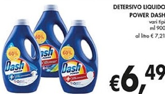 Dash detersivo liquido power