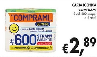 Coal Comprami carta igienica offerta