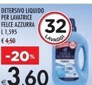 Bennet Felce azzurra detersivo liquido per lavatrice offerta