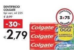 Bennet Colgate dentifricio offerta