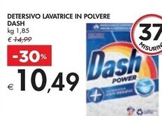 Bennet Dash detersivo lavatrice in polvere offerta