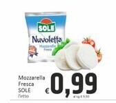 Paghi Poco Sole mozzarella fresca offerta