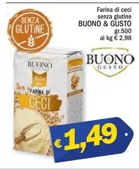 Ard Discount Buono & gusto farina di ceci senza glutine offerta