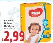 Paghi Poco Huggies pannolini unistar offerta