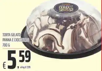 Coop Superstore TORTA GELATO PANNA E CIOCCOLATO 700 G offerta