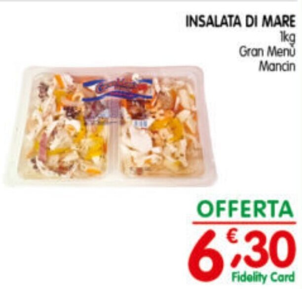 INSALATA DI MARE 1 kg Gran Menu Mancin offerta di D'Ambros
