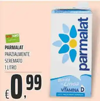 Coop Superstore PARMALAT PARZIALMENTE SCREMATO 1 LITRO offerta