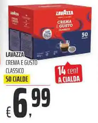 Coop Superstore LAVAZZA CREMA E GUSTO CLASSICO 50 CIALDE offerta