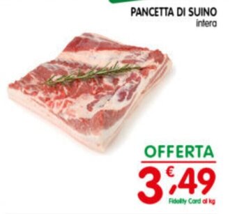 D'Ambros PANCETTA DI SUINO intera offerta