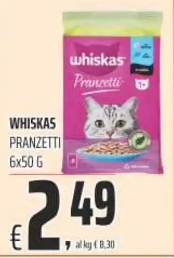 WHISKAS PRANZETTI 6x50 G