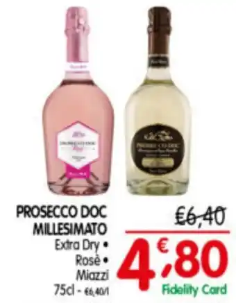 D'Ambros PROSECCO DOC MILLESIMATO 75 cl offerta