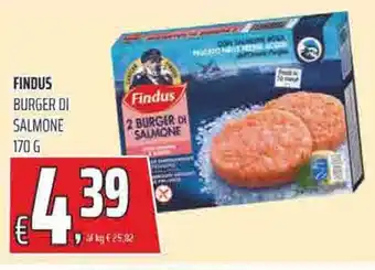 Coop Superstore FINDUS BURGER DI SALMONE 170 G offerta