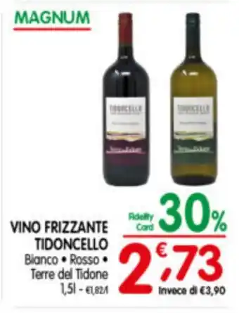 D'Ambros VINO FRIZZANTE TIDONCELLO 1,5 l offerta